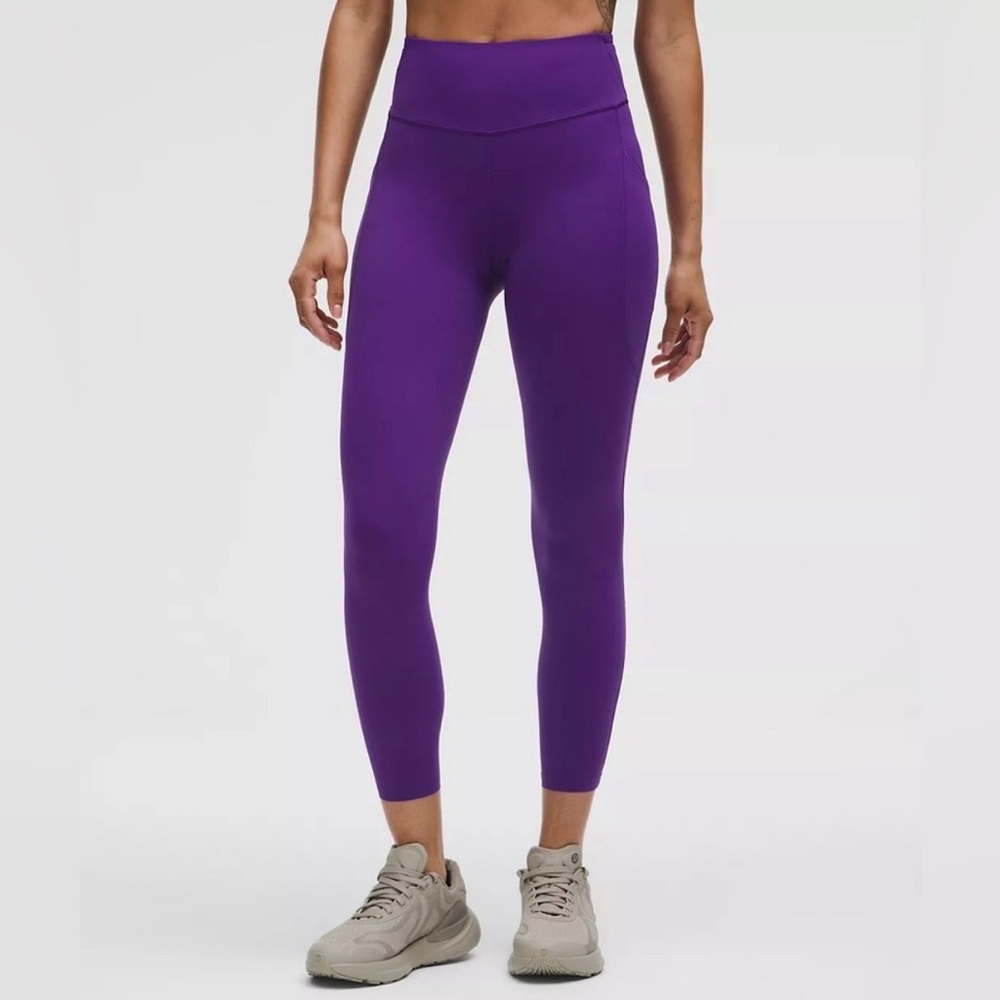 Lululemon Wunder Train High-Rise Tight with Pockets 25” College Purple